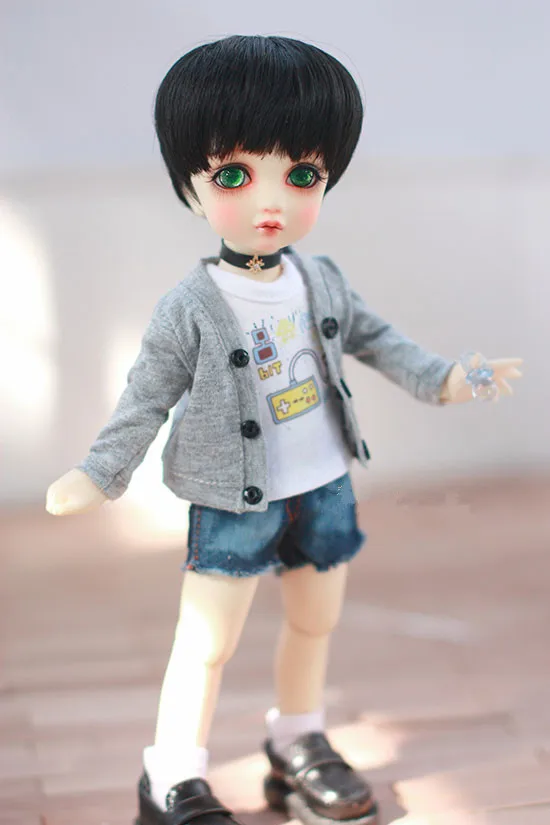 BJD Одежда для кукол светло-серый элегантный стиль кардиган пальто 1/6 YOSD Размер