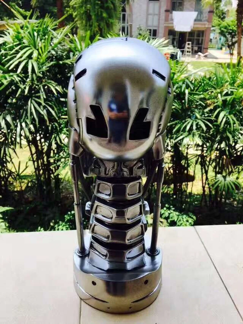 Фигурка Terminator T800 39 см 1/1 шкала аниме кукла череп терминатора экшн фигурки статуя