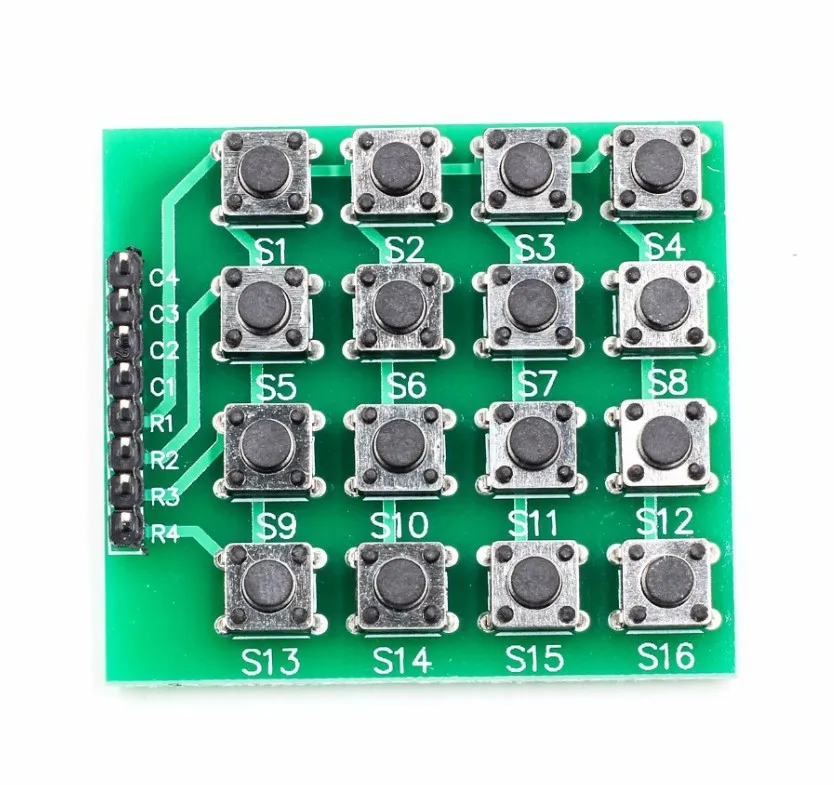 8pin 4x4 4*4 Матрица 16 клавиш клавиатура макетная плата модуль микроконтроллер для