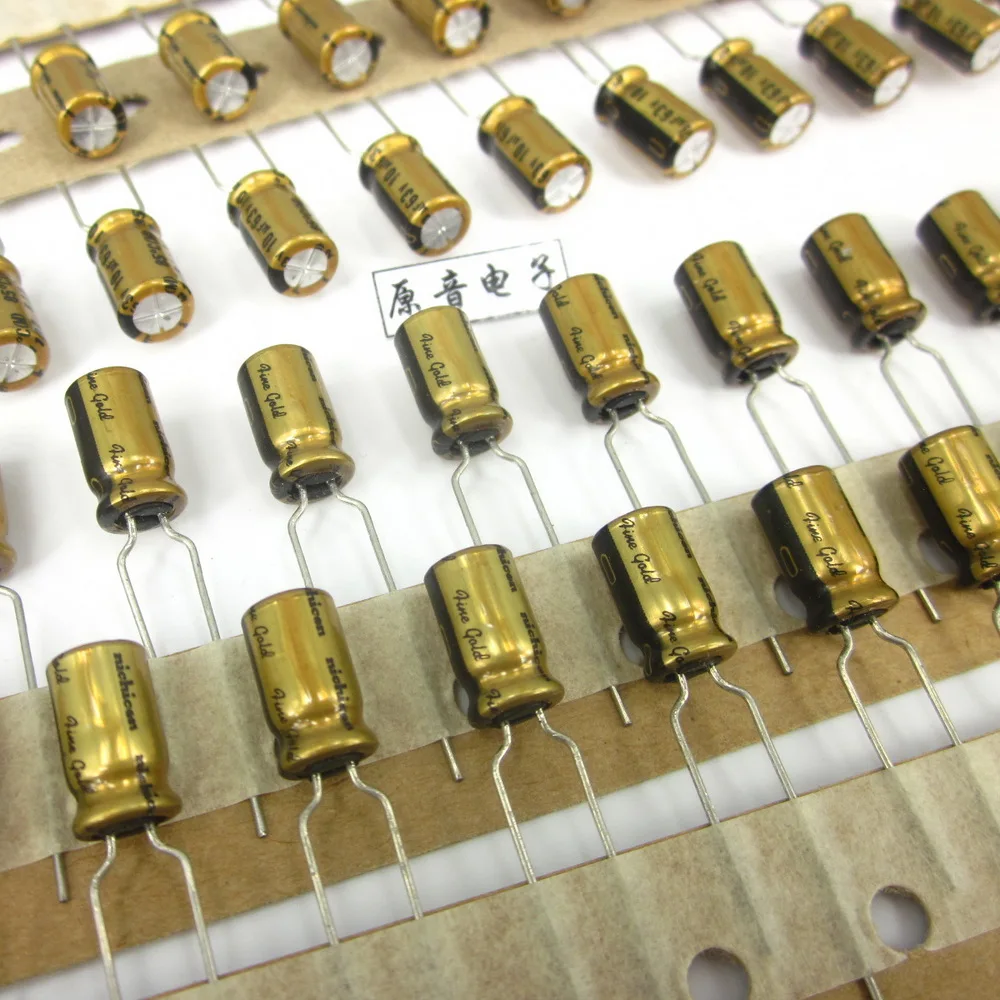 20pcs/50PCS Audio capacitor nichicon 10UF63V FG series fine gold audio super capacitor electrolytic capacitors free shipping