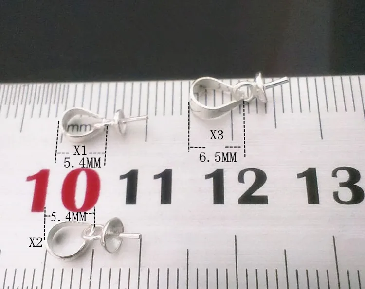 5 шт./Лот коннекторы из серебра 925 пробы для подвесок и ожерелий|925 sterling silver