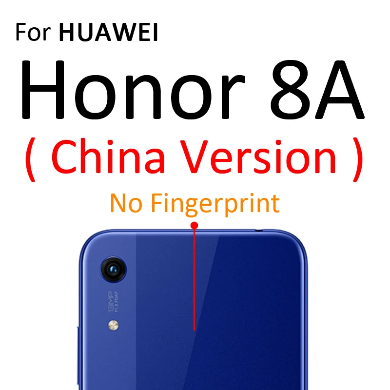 For Honor 8A China Прозрачный силиконовый чехол для телефона с полным покрытием для HuaWei Honor 9X V9 8A 8C 8X8 S фотоаппаратов моментальной печати 7S 7A 7X 7C 7 6A 6C 6X6 8 Pro Max играть 3 3e глобальной ТПУ чехол - Цвет: For Honor 8A China