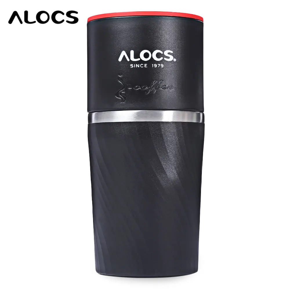 ALOCS CW K16 400 мл 4 в 1 уличная посуда кофемашина нержавеющая сталь ручная кофеварка