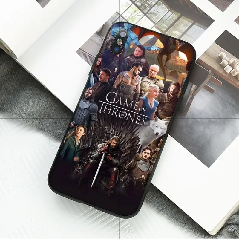 Ruicaica Game of Thrones TPU black Phone Case Cover Shell for iPhone 8 7 6 6S Plus 5 5S SE XR X XS MAX Coque | Мобильные телефоны и
