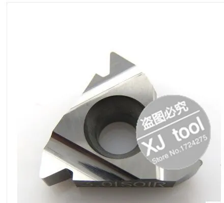 

Free Shipping 16IR 3.0ISO Indexable NO Coating Tungsten Carbide Threading Lathe Inserts Working on Aluminum Alum