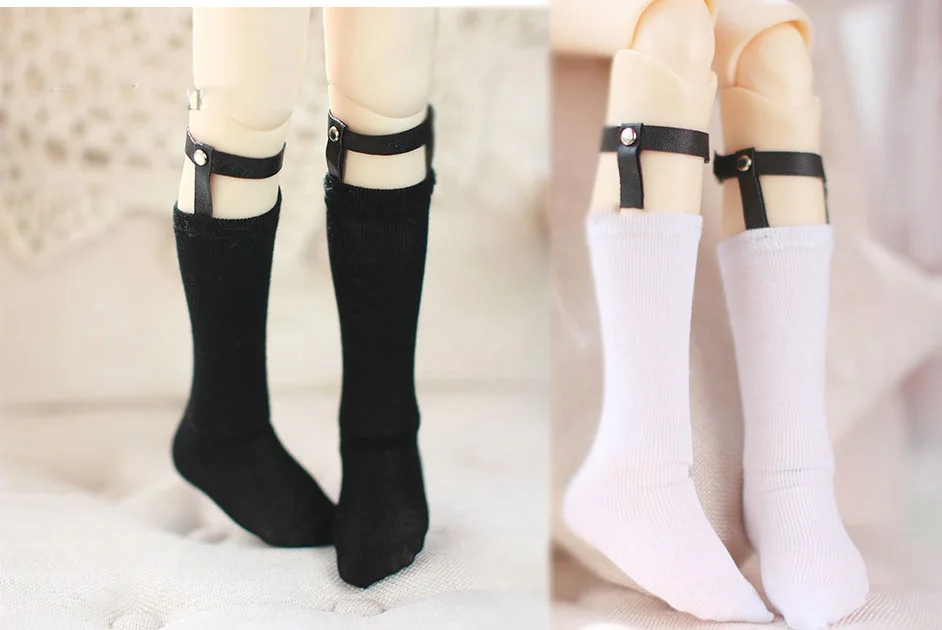 

Cool Vintage Leather strap socks for BJD 1/6 YOSD, 1/4 MSD 1/3 SD17 Uncle Doll Clothes Accessories SK12