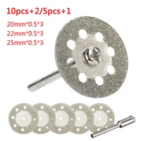mini circular saw cutting disc diamond abrasive disc rotary tool 202225mm diamond grinding wheel 126pcs