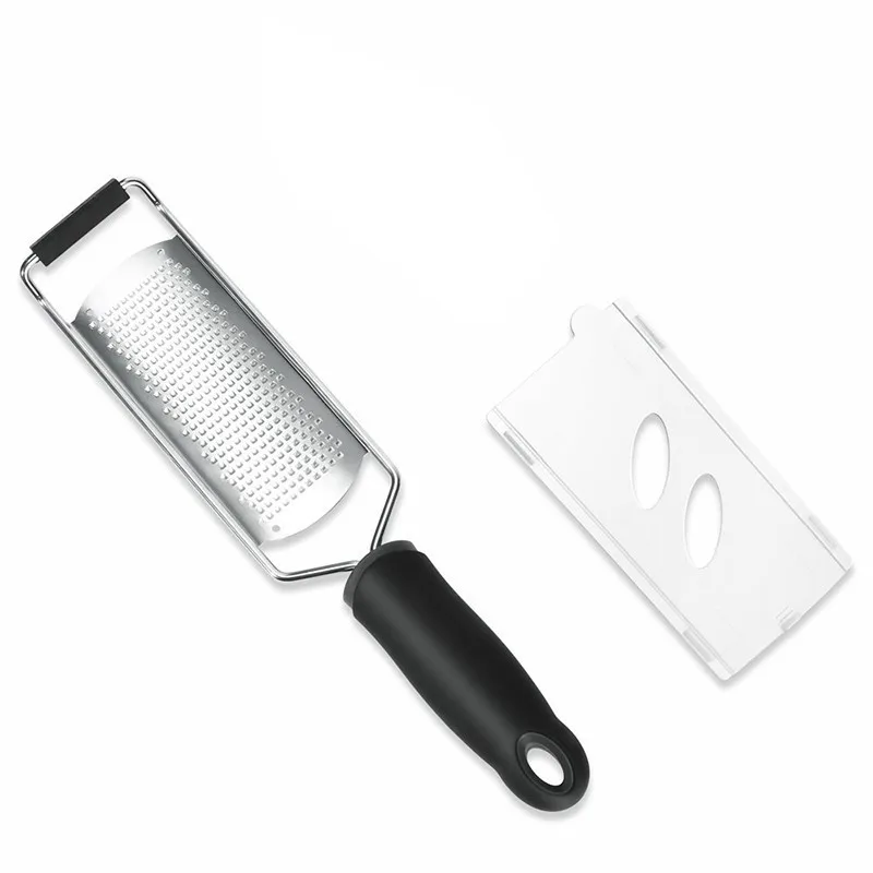 MESNUG Comfortable Vegetable Grater Cheese Safe Heavy Duty Stainless Steel Lemon Zester Grater For Carrots Potatoes Gingers - Цвет: Черный