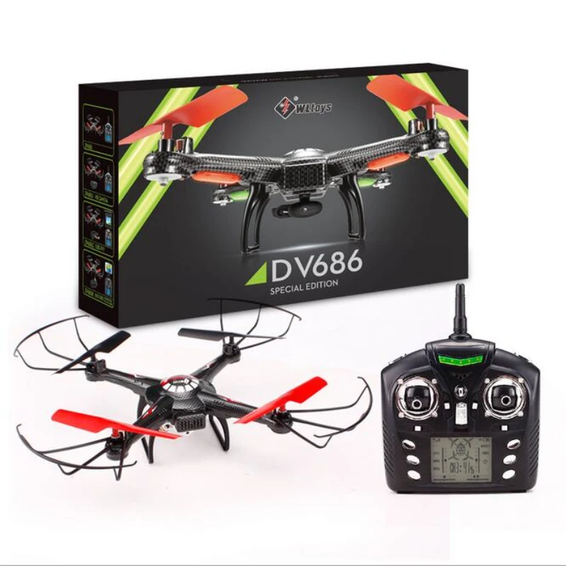 5.8 Г FPV системы Радиоуправляемый Дрон v686g 2.4 г 4ch 6 оси гироскопа RC Quadcopter НЛО 3D rolling fly