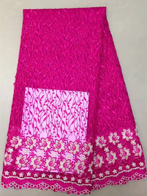 (5 ярдов/серия) KDFN04 красивый цветок тюль кружевной ткани необычные стиль