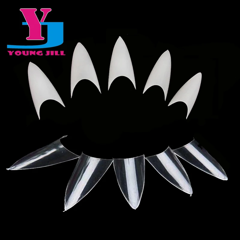 500 шт./упак. Полный Поддельные нейл арта искусственные стилеты накладные ногти