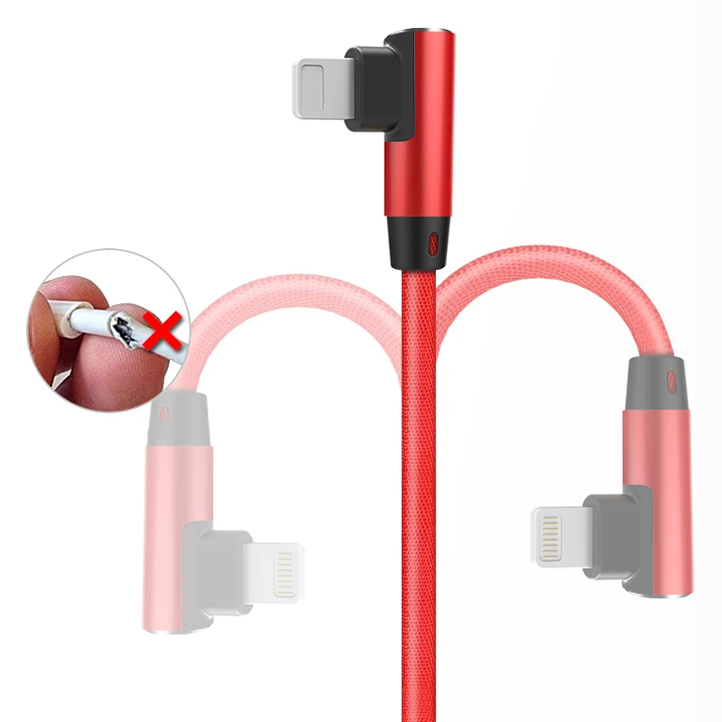 Suntaiho [5 Pack] 90 usb кабель для iPhone Xs Max 2.4A быстрой зарядки данных Xr 5 6 6s 7 8 iPad USB зарядное