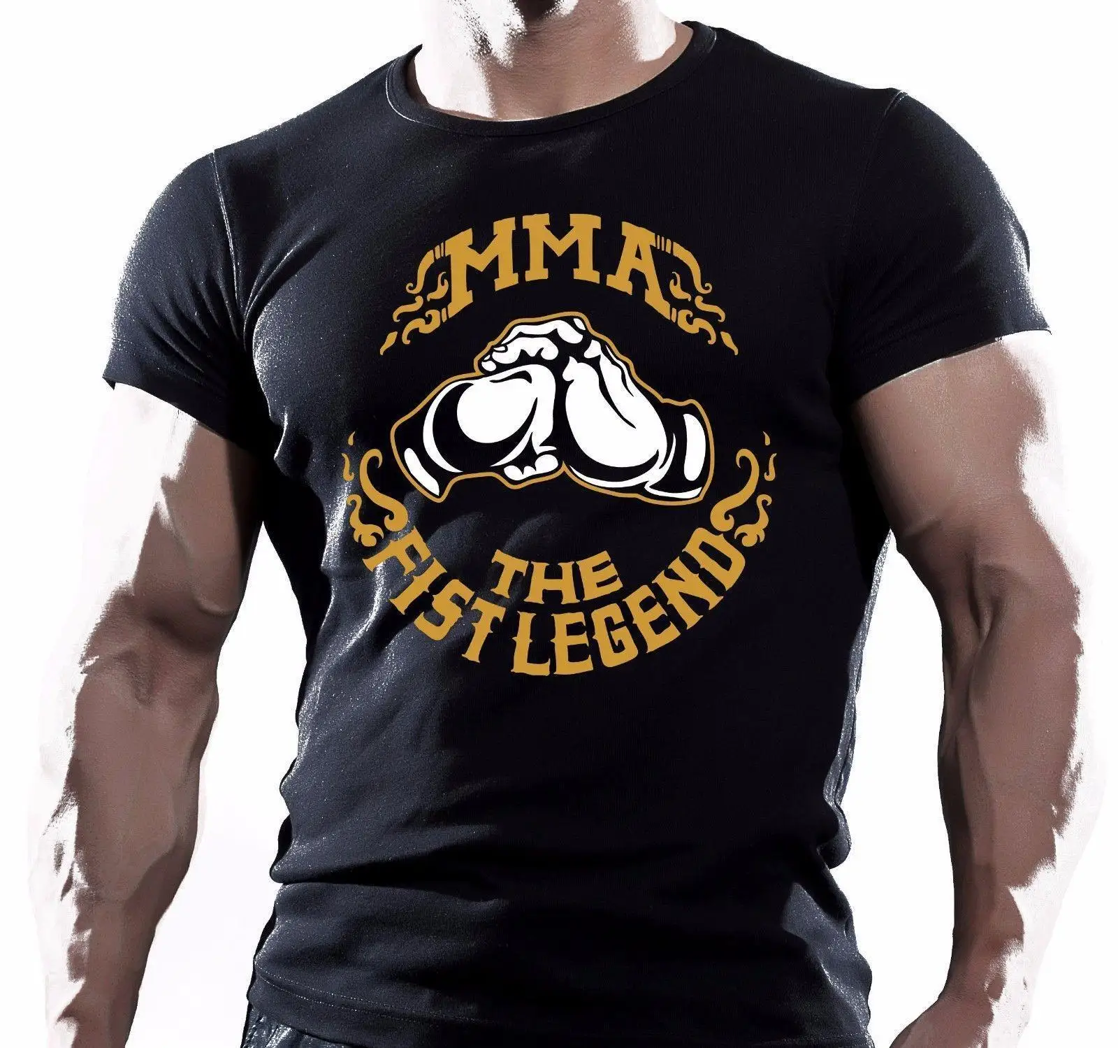 Хлопковые футболки для мужчин топы бодибилдинг мотивация военные мужские с