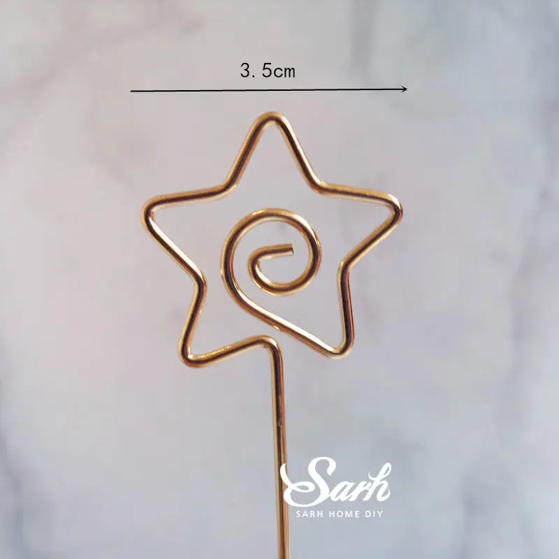 1pc small star Блестящий помпон для торта, украшение в виде золотых шаров, звезд, дня детей, дня рождения, украшения для выпечки, милые подарки - Цвет: 1pc small star
