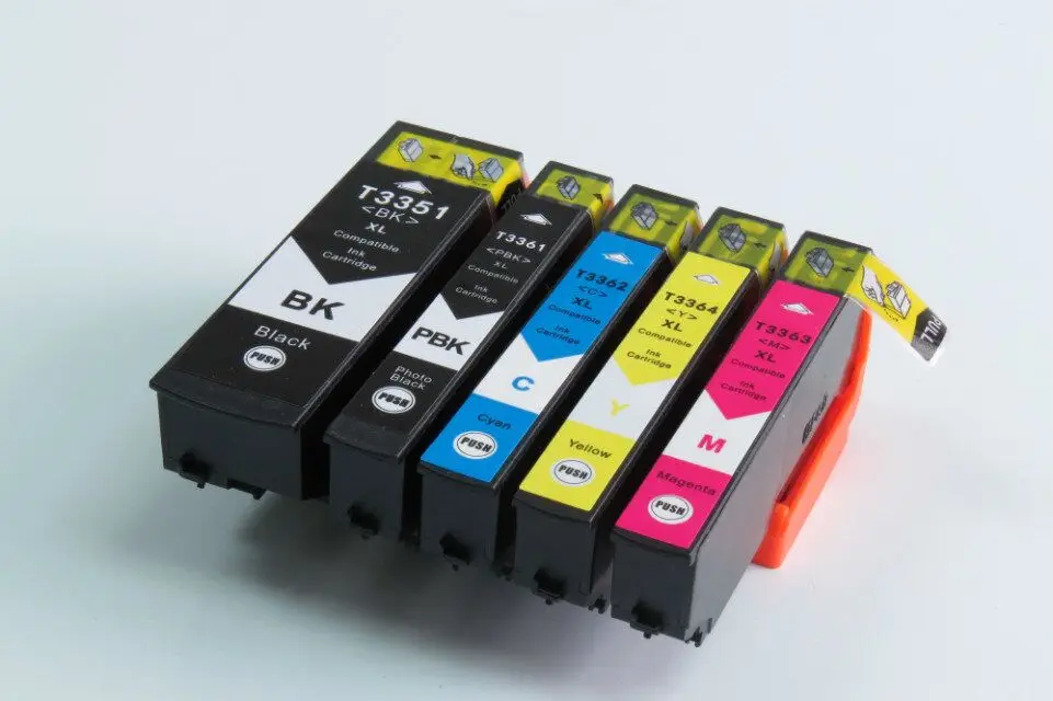 5PK 33XL чернильный картридж совместимый для Epson XP 900 530 630 830 635 540 640 645 T3351 Европы|ink