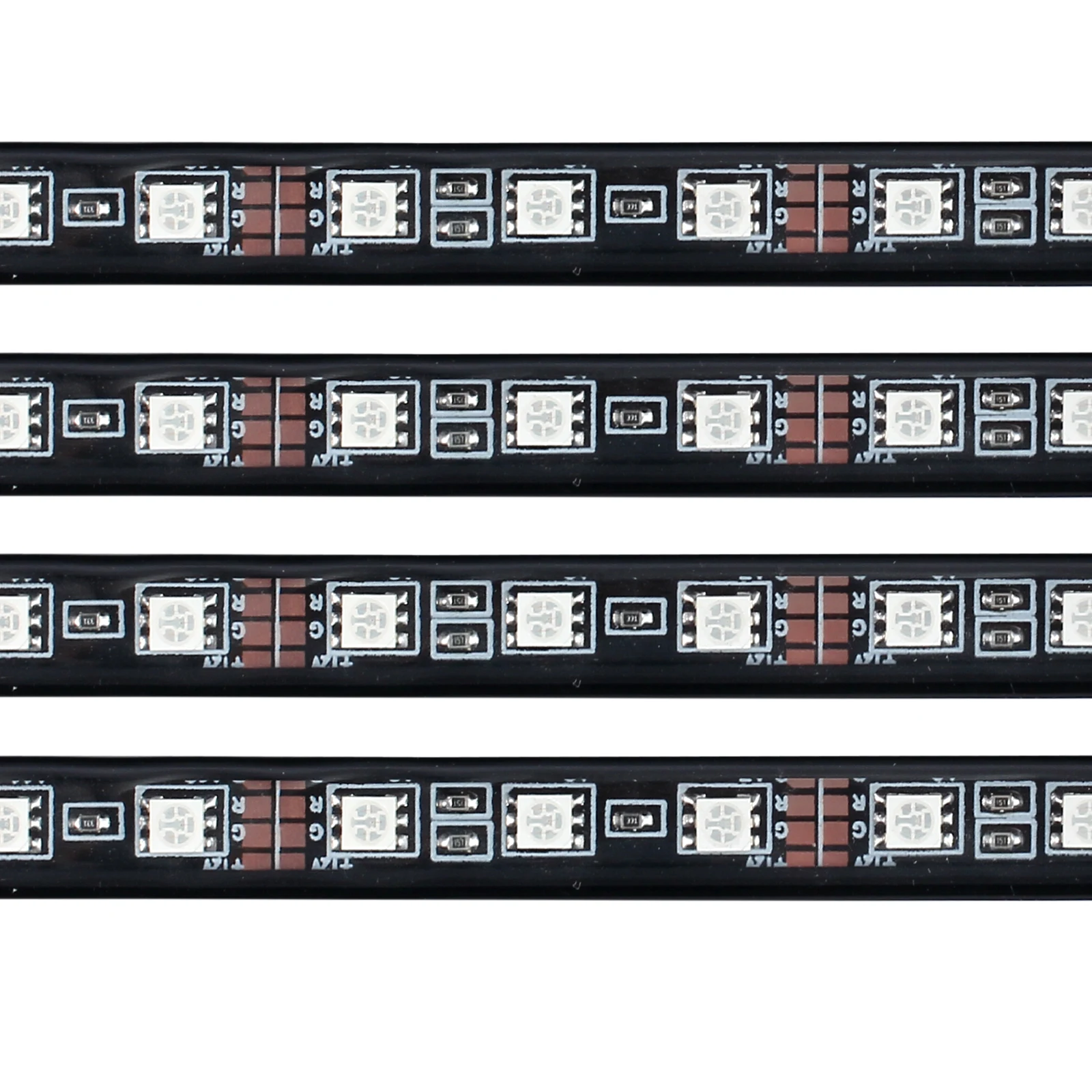 4x RGB 5050 Светодиодный 8 цветов под автомобильную трубу светящийся неоновый