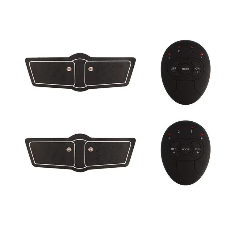 4pcs in 1 Set Унисекс беспроводной стимулятор мышц Тренажер умный фитнес для мышц пресса обучение электрожиросжигатель наклейки пояс для похудения - Цвет: 4pcs in 1 Set