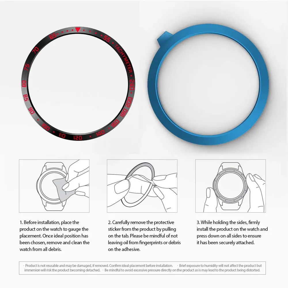 Для samsung Galaxy Watch 42 мм, циферблат, ободок, кольцо, Стильный чехол, клейкая крышка, защита от царапин, для Galaxy Watch 42 мм