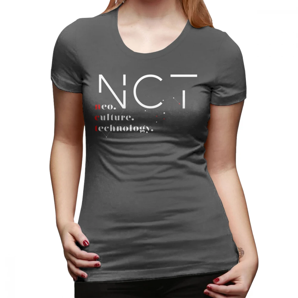 Nct футболка NCT Neo культуры Технология с коротким рукавом для женщин круглым