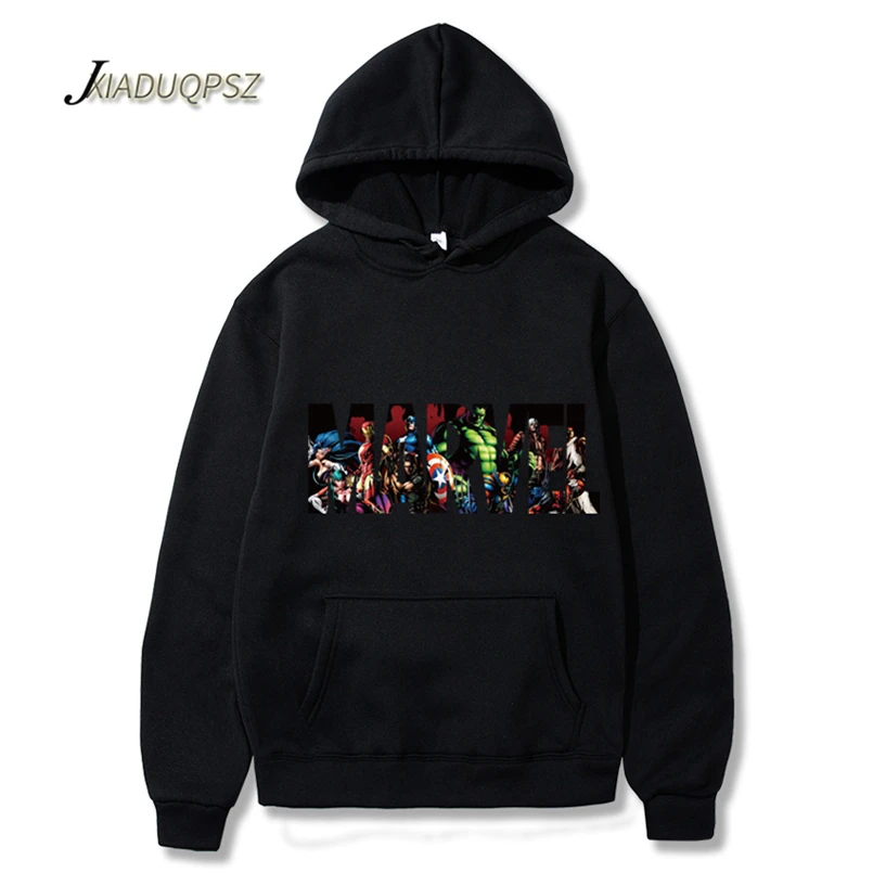 Новые кофты с капюшоном &quotmarvel&quot мужчин высокого качества Длинные рукава