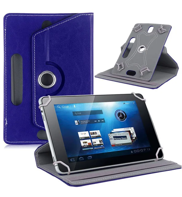 For Prestigio MultiPad 4 PMT7287 3G/PMT5487 3G/PMP7380D 3G 8" 360 Degree Rotating Universal Tablet PU Leather cover case+Pen |