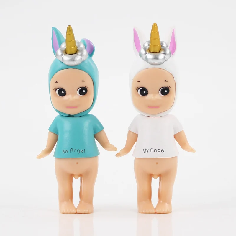 6 шт./лот 7 9 см Sonny Angel kawaii ПВХ фигурку Модель игрушка cos злого ангела утка в стиле