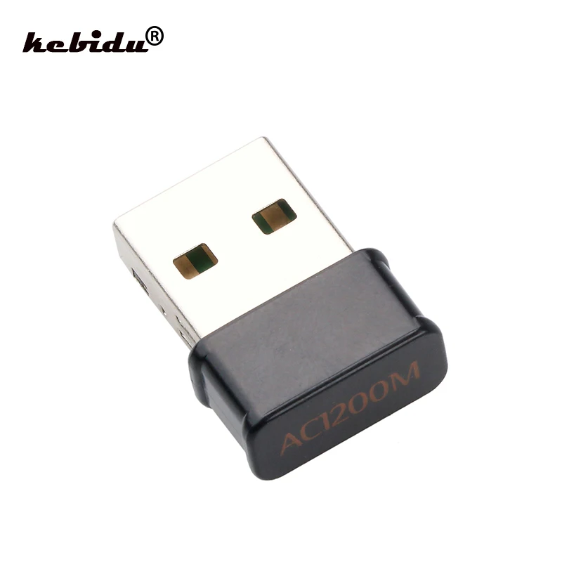USB Wi Fi адаптер kebidu двухдиапазонный 2 4G и 5G 0 беспроводная сетевая карта Мбит/с для