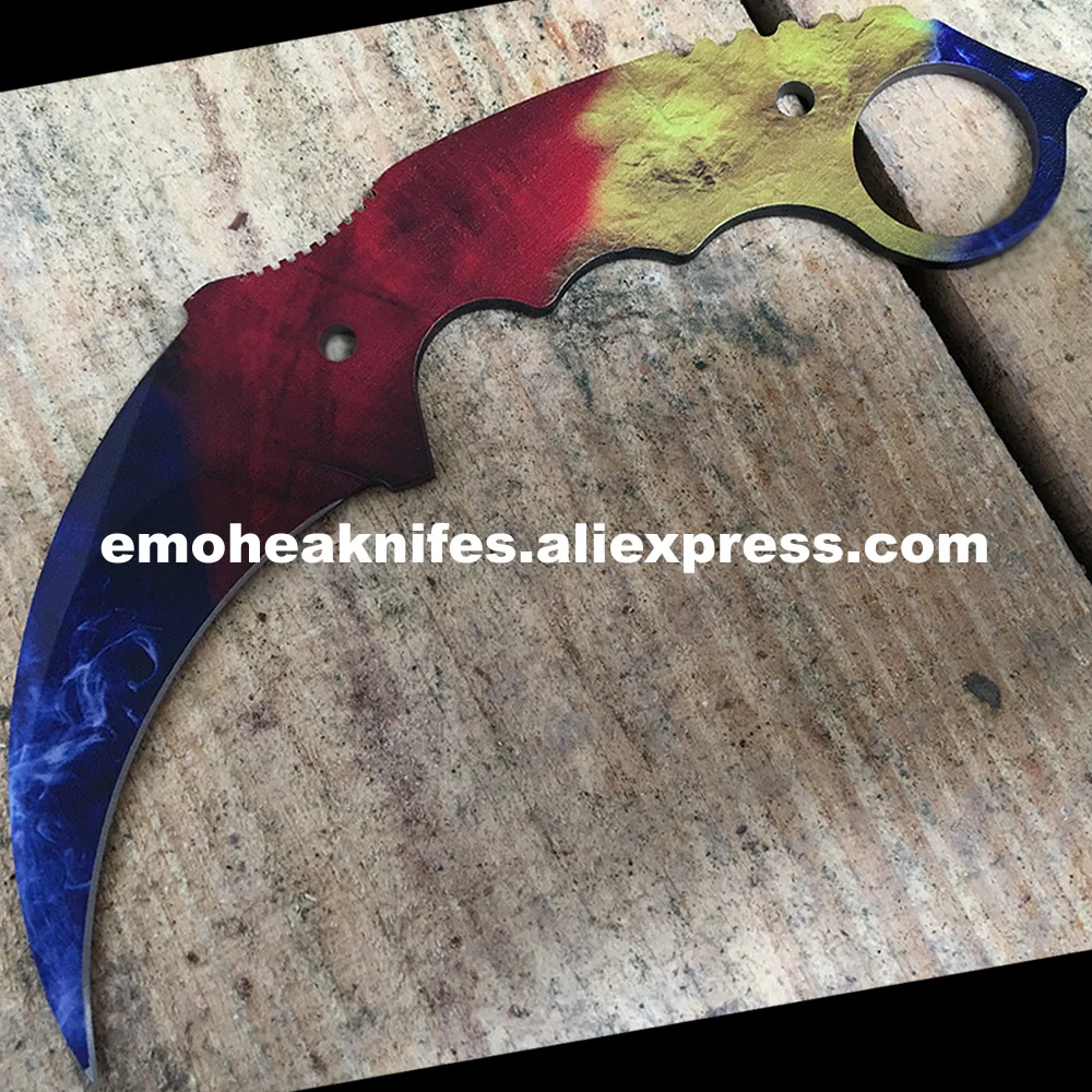 EK Мрамор исчезают CS GO Karambit коготь нож Боуи m9 Sharp Counter Strike игра ножей Кемпинг борьба