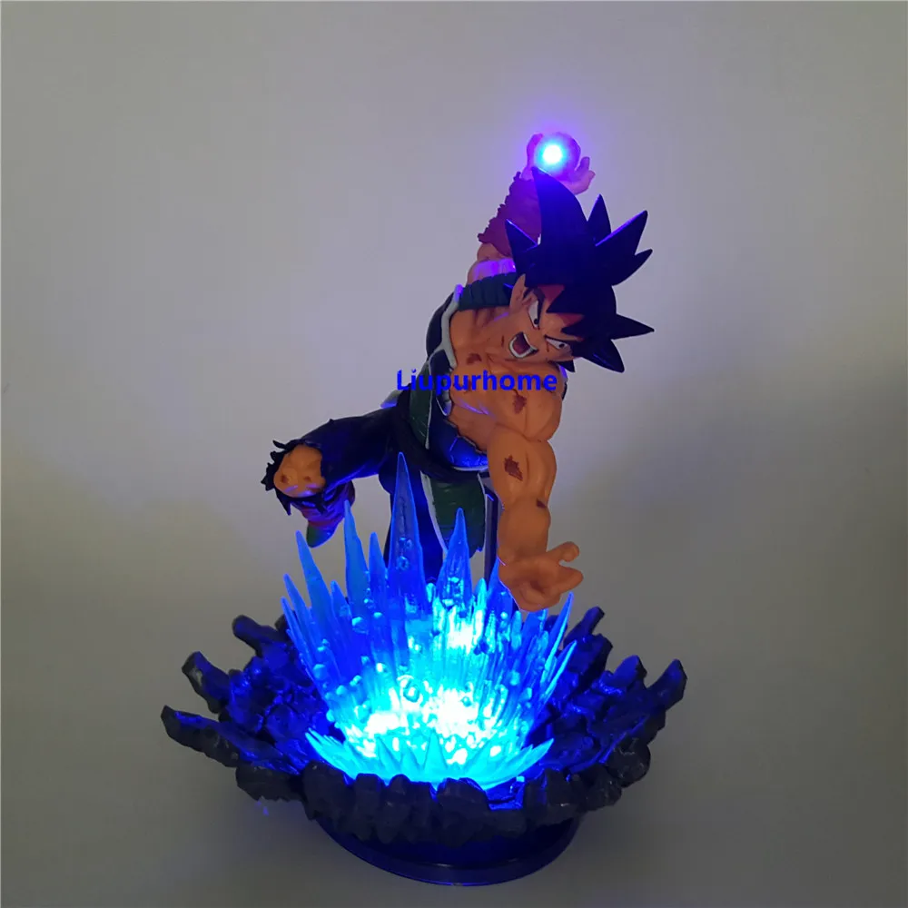 Dragon Ball Z Goku отец лопуха Светодиодная лампа ночник фигурки Супер Saiyan Dragon Ball Супер лопуха фигурка Lampara MY