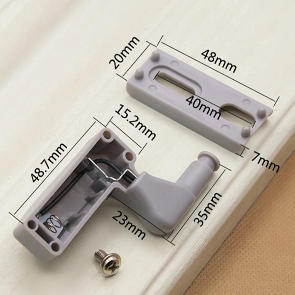 10 шт. встроенный шарнир светодиодный интеллектуальный датчик для шкафа|Ночники| |