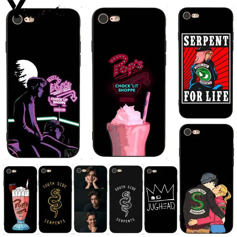 Yinuoda American TV Riverdale South Side Serpents стильный и элегантный чехол для телефона iPhone 7 6X8 6s Plus 5