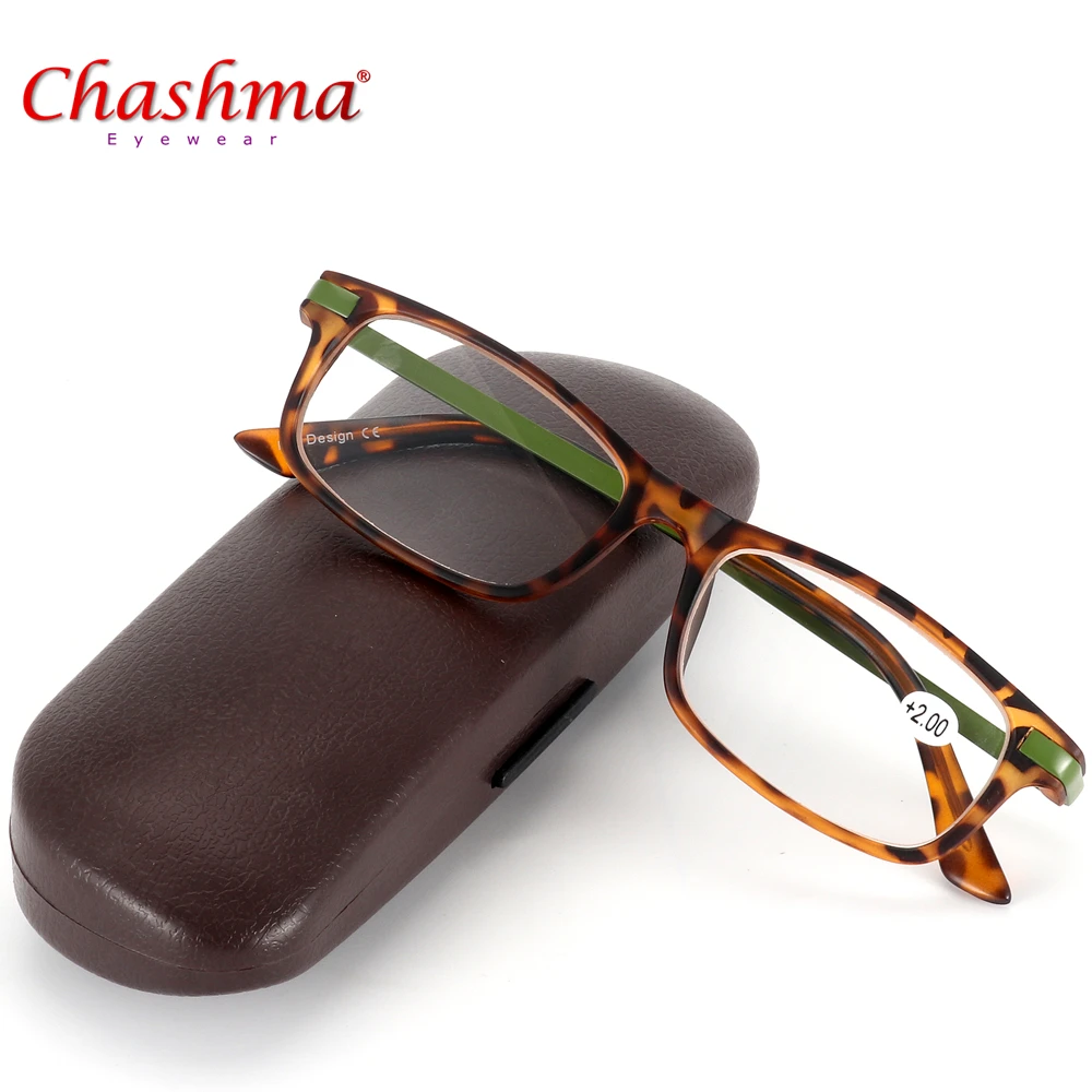 Бренд Chashma, очки для чтения из титанового сплава, мужские и женские очки Oculos de Grau Femin, очки с прочностью для чтения 1 1,5 2 2,5 3. 3,5