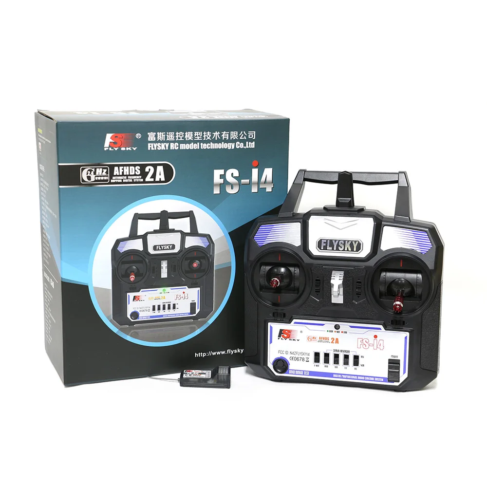 Flysky Fly sky FS i4 AFHDS 2A 2 4 GHz 4CH радиосистема Радиоуправляемый передатчик для вертолета