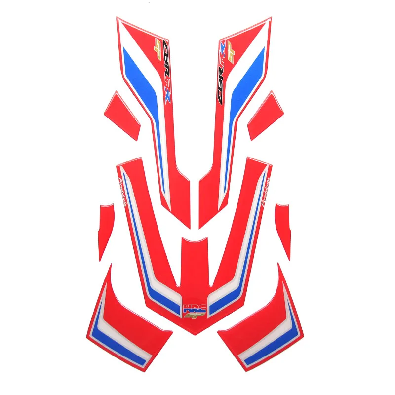 Мотоцикл для CBR1000RR sp HRC Передний Задний обтекатель двигателя автомобиля стикер 3D Edge Гель Защита бака краски pad - Цвет: 17