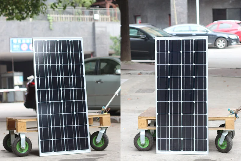 TUV Placa Солнечная 12 в 100 Вт 2 шт. солнечные батареи для дома фотоэлектрическая панель 200 Вт солнечная домашняя система солнечное автомобильное зарядное устройство автодома