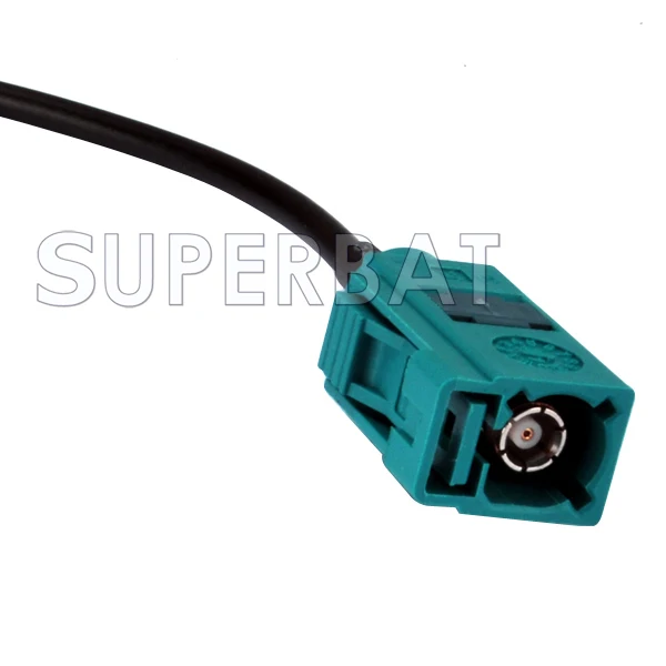 Кабель Superbat Pigtail F штекер для SMA гнездо переборка RG174 150 см RF коаксиальный кабель|sm