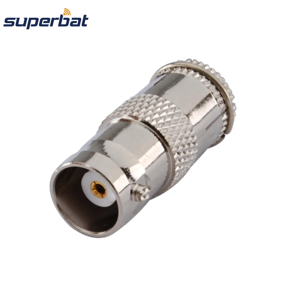 

Superbat BNC-F адаптер BNC Female к F Male Быстрый нажимной прямой коннектор