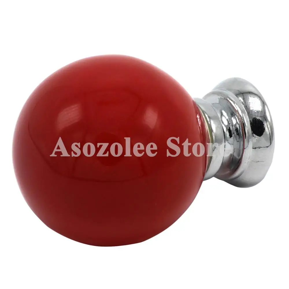 Candy Color Ceramic Cabinet Door Handles Kitchen Cupboard Round Knobs Furniture Dresser Drawer Pulls | Обустройство дома