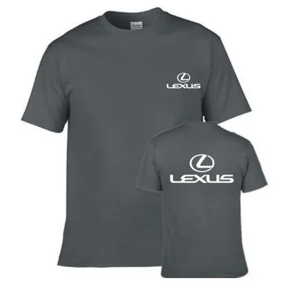 Спортивная футболка с логотипом Lexus F черная вертикальным дизайном импортная JDM