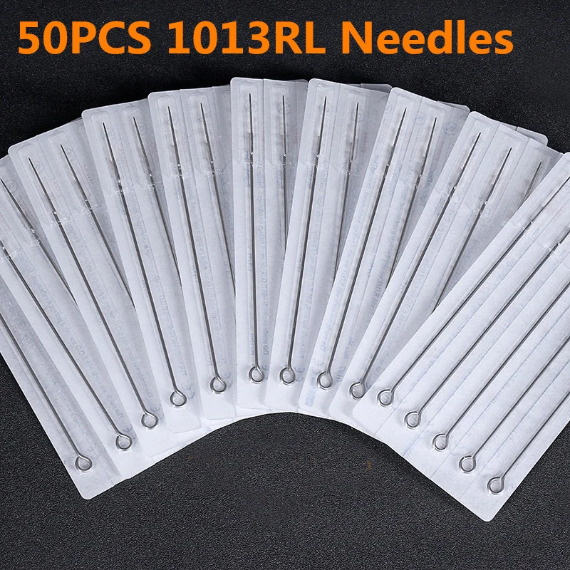 

50pcs/Lot Professional Tattoo Needles 13RL Disposable Assorted Sterile 13 Round Liner Needles For Tattoo Body Art Free Shipping