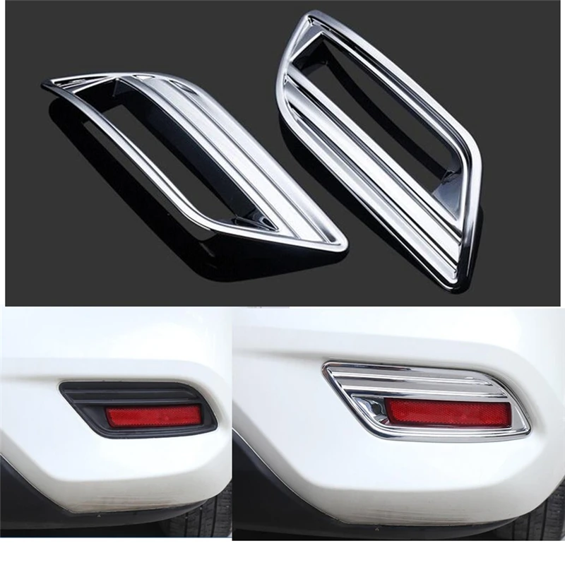 Автомобильная крышка ABS хромированная лампа заднего противотуманного фонаря
