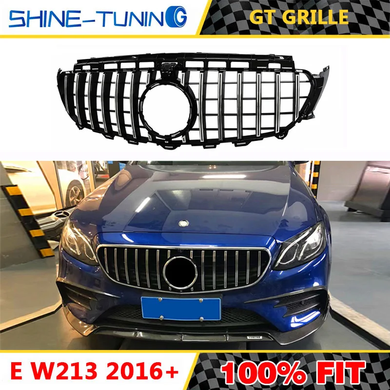 Подходит для нового E класса W213 E63 amg GTR GT R E200 E300 E320 без эмблемы- с/с камерой W238 C238