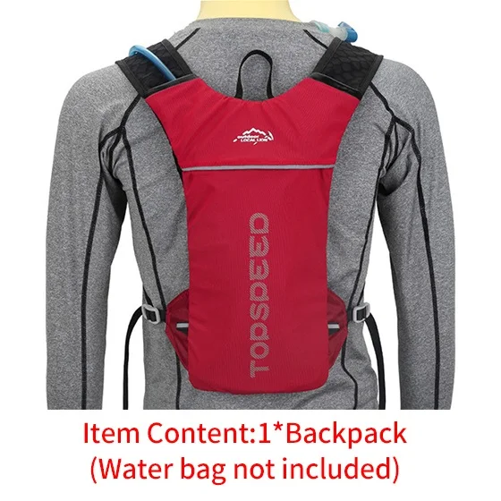 Red Bag Only Местный лев, 5л, гидратационный рюкзак для бега, женский, мужской, для бега, спортивный рюкзак, для бега, марафона, велосипеда, сумки для велосипеда, без сумки для воды - Цвет: Red Bag Only