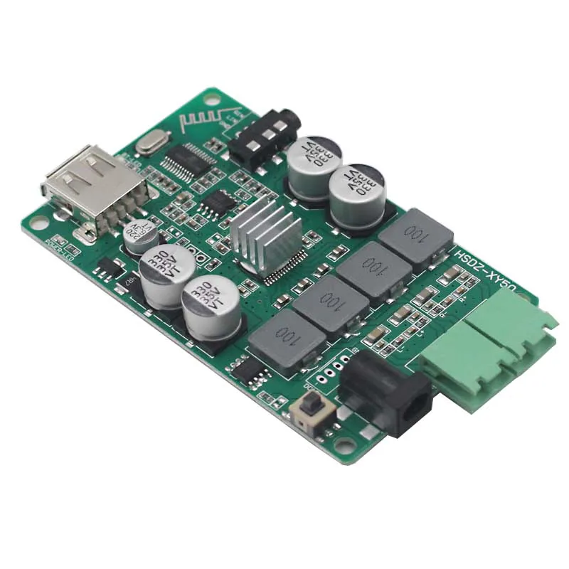 DC 12 V 24 TPA3116 2*50 W усилитель звука bluetooth плата цифровые Стерео Усилители мощности USB
