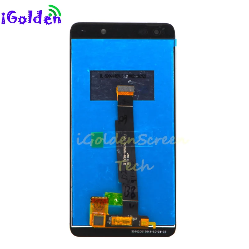 Черный Новый ЖК-дисплей дигитайзер сборка для Alcatel idol 5S OT6060 6060s с сенсорным