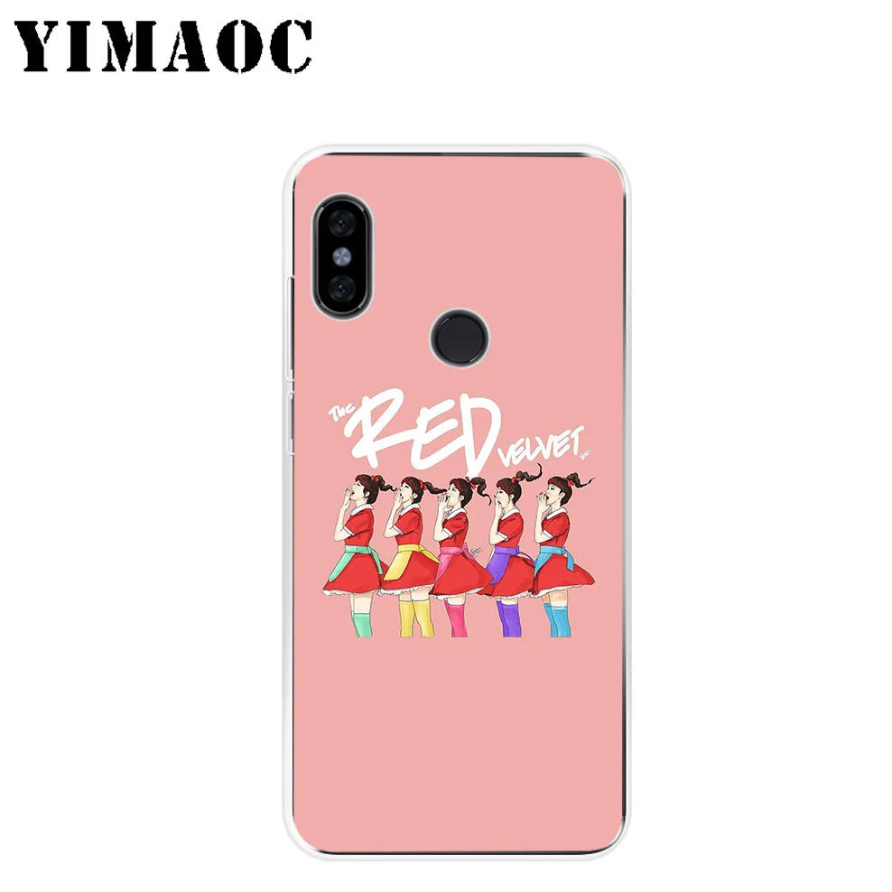 YIMAOC красный бархат K Pop Мягкий силиконовый чехол для Xiaomi Redmi 6 6A 5A 5 S2 Puls Note 8 7 4X4 4A Pro Go