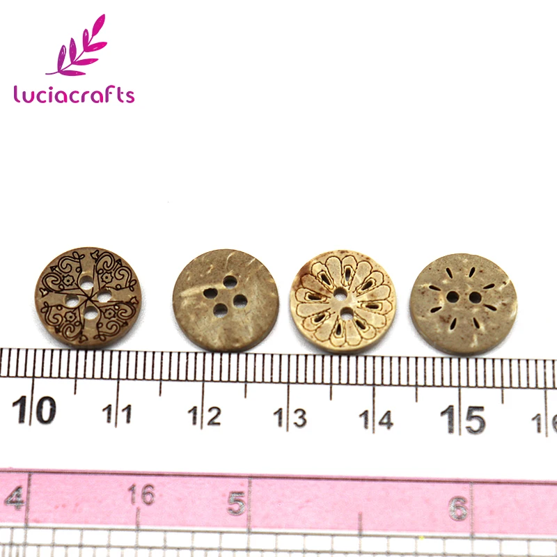 Распродажа! 6 шт./24 шт. кокосовые пуговицы с 2/4 отверстиями 13 х13 мм|shell sewing button|clothing