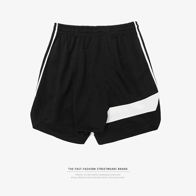 INFLATION мужские шорты хип хоп бренд одежда Streetwear Draw Rope молния джоггеры Сетка