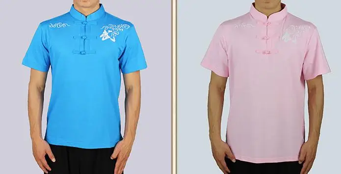 Хлопковый летний костюм унисекс с коротким рукавом и вышивкой wu Tang Детская