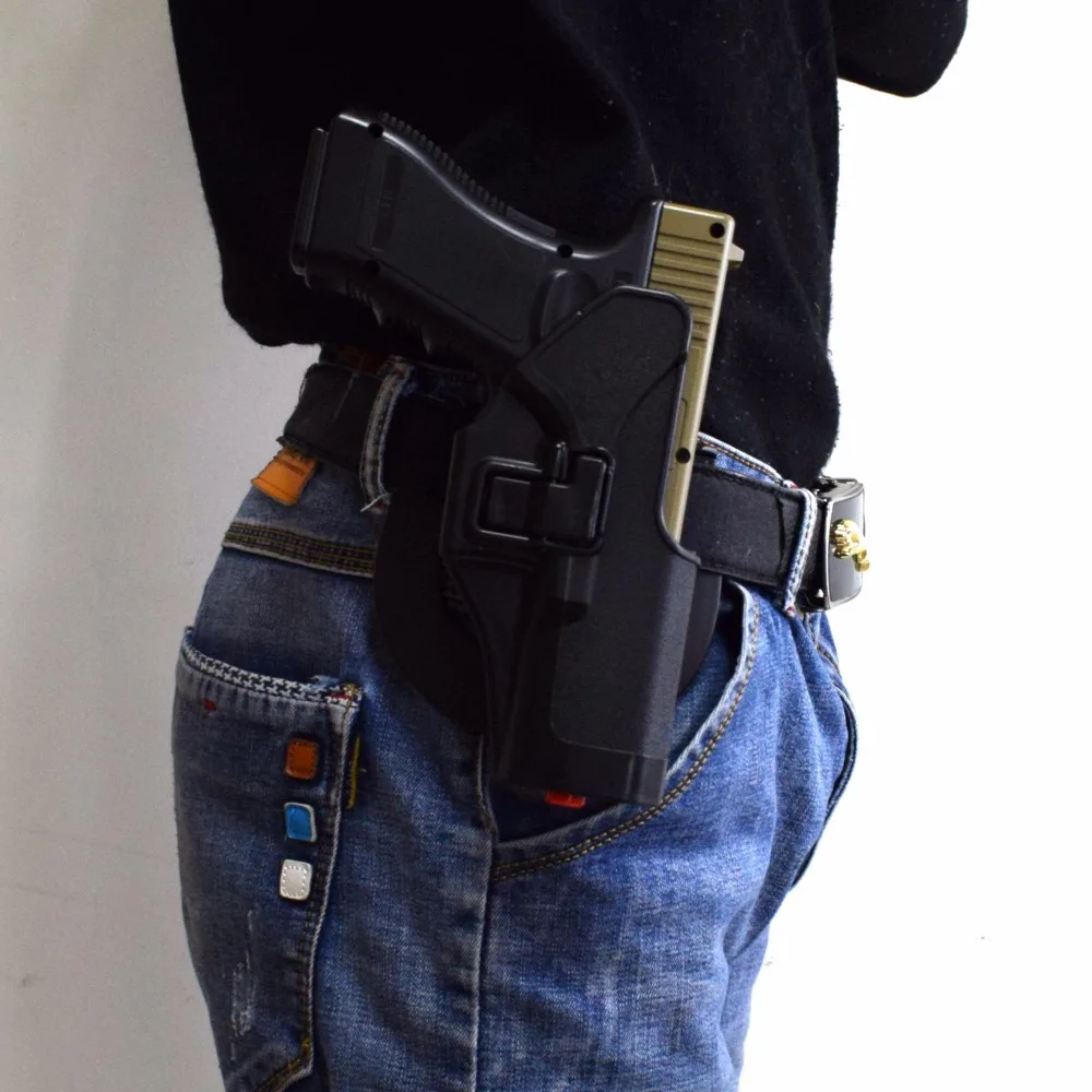 

Military Quick Release Hunting Tactical Right Hand Paddle Gear Accessories Waist Belt Gun holster